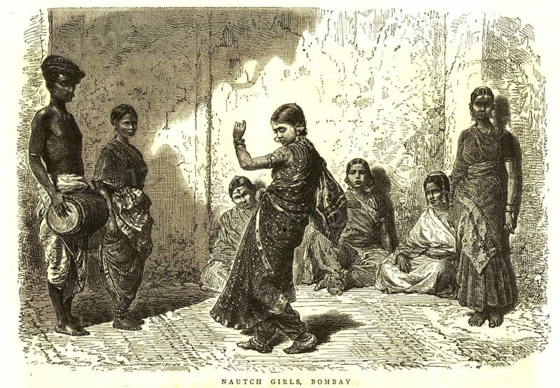 Nautch girls, Bombay Mumbai, Maharashtra, India, Asia
