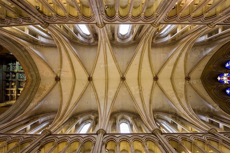 The Cathedral and Collegiate Church of St Saviour and St Mary Overie, chancel vault, St, Saint, Saint