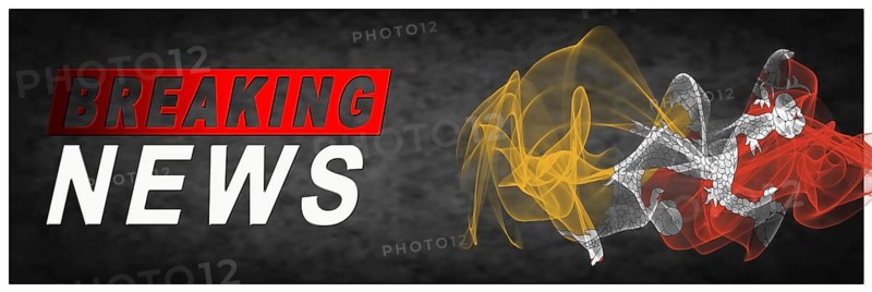 Bhutan Breaking News, Smoke Flag Background
