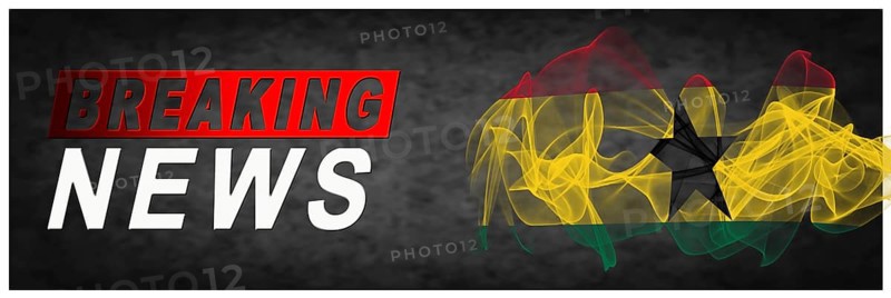 Ghana Breaking News, Smoke Flag Background