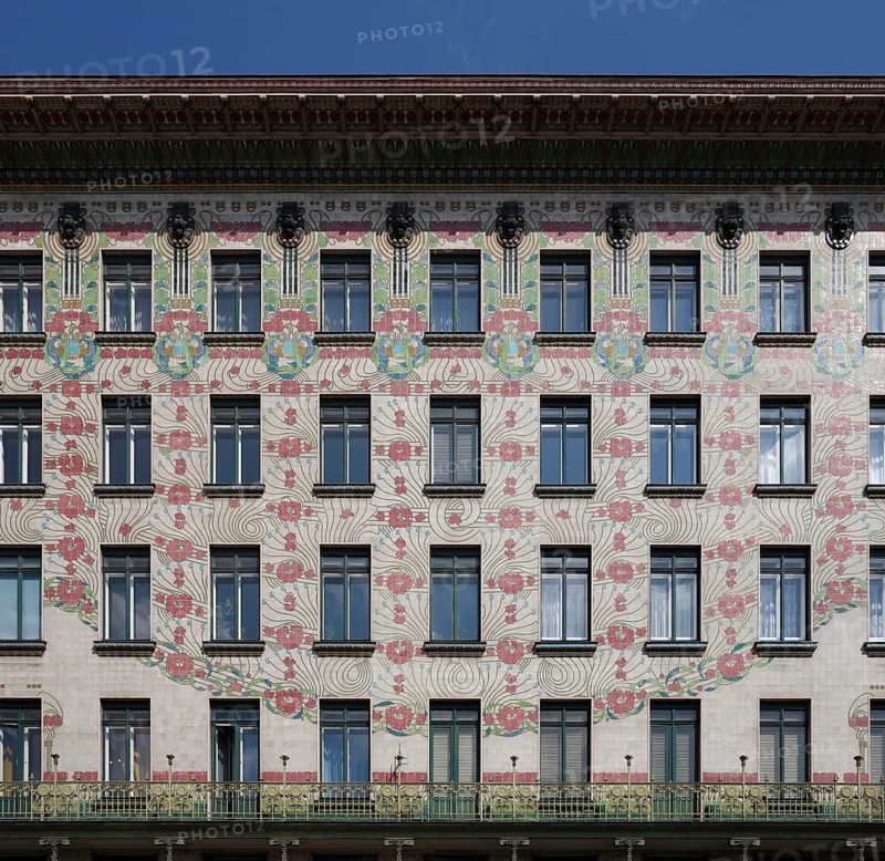 Vienna, Linke Wienzeile No. 40, residential building by Otto Wagner 1898-1899