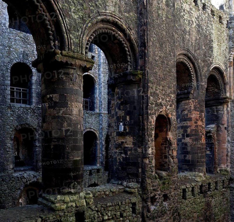 Built 1100-1135, core building completed in 1127, interior view