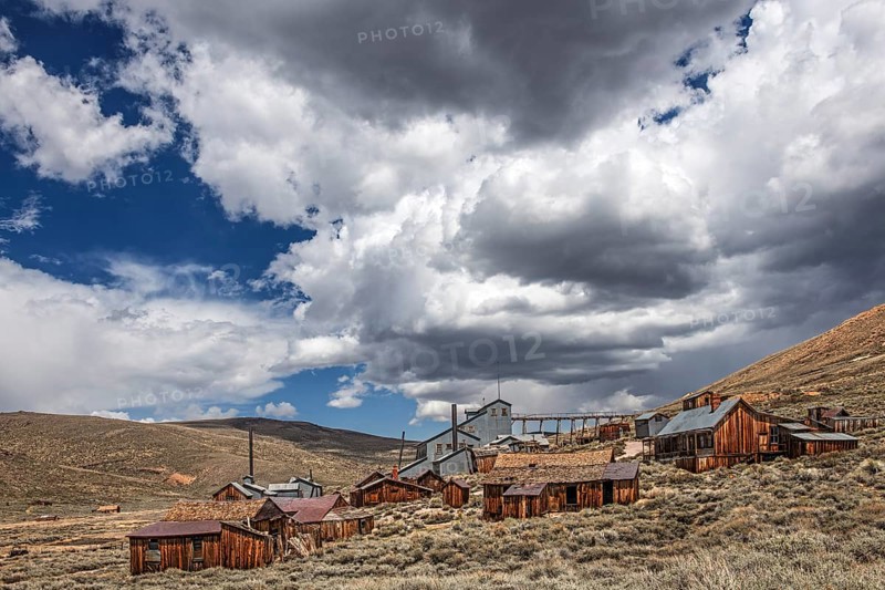 Gold rush ghost town, Bodie, California, USA, North America