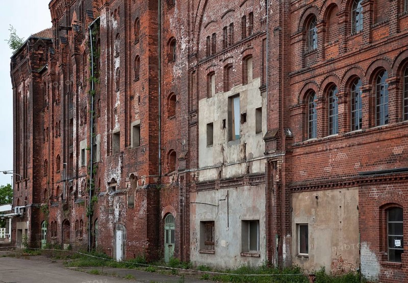 Dessau former Schultheiß brewery Built 1896-99 by Karl Teichen closed down 1994 partially reused West wing courtyard side