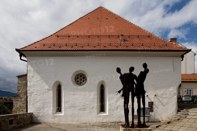 Synagogue with memorial