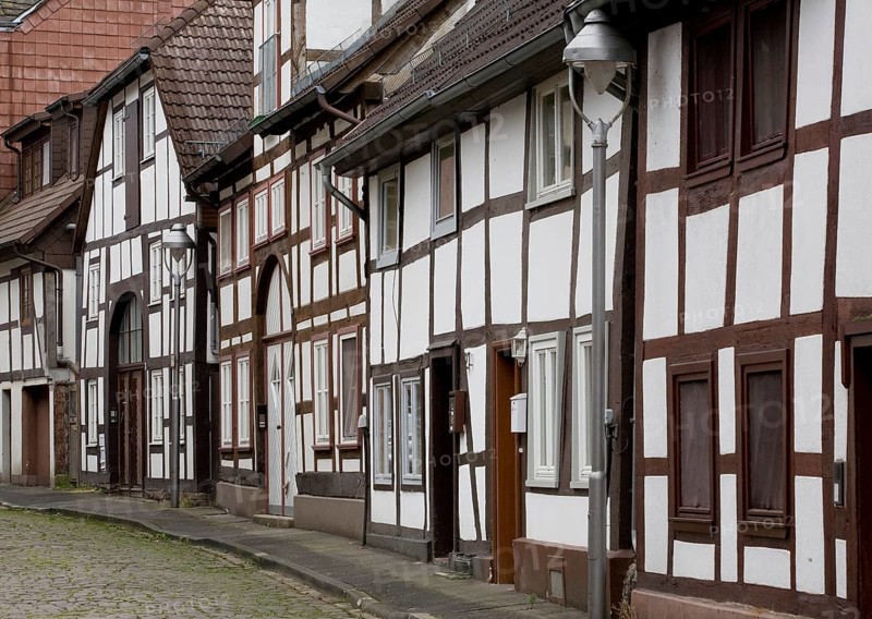 Holzminden Grabenstraße old half-timbered houses