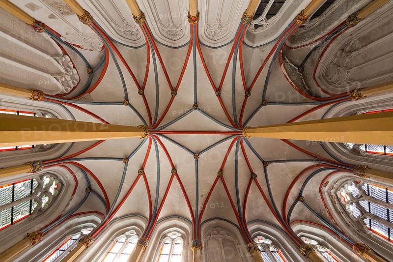 Vault in the chapel of letters, St., Saint, Saint