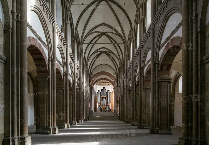 Magdeburg Kloster Unser Lieben Frauen 3676 Church interior nave facing east, St., Sankt, Saint