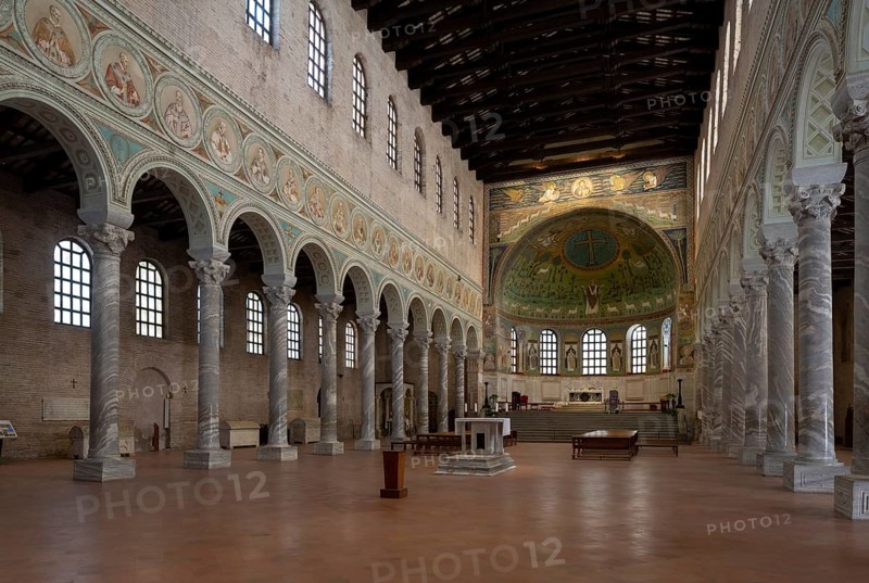 Ravenna, Basilica di Sant' Apollinare in Classe, view to the north-east