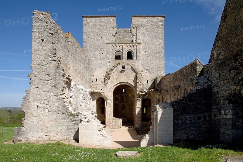 Nave to the east, view to the choir tower, St., Sankt, Saint