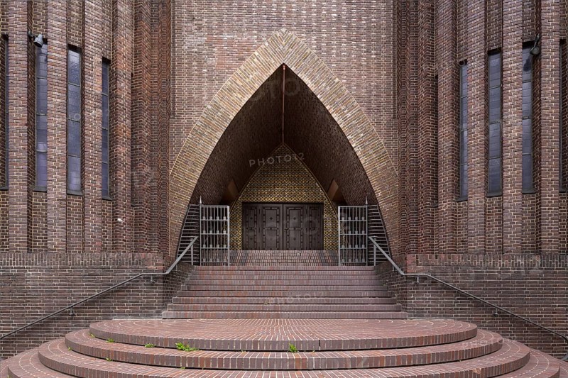 Berlin, church on Hohenzollerndamm, built 1931-1932 by Fritz Höger