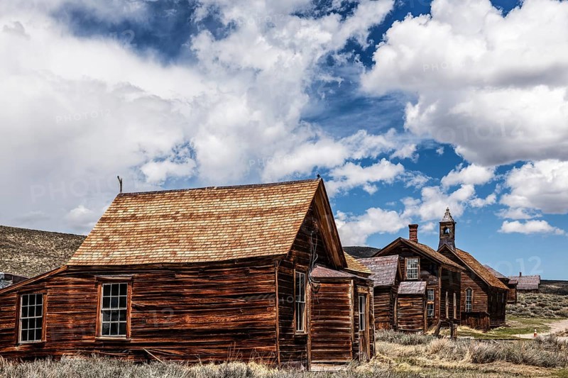 Gold rush ghost town, Bodie, California, USA, North America