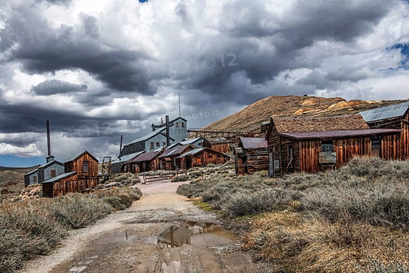 Gold rush ghost town, Bodie, California, USA, North America