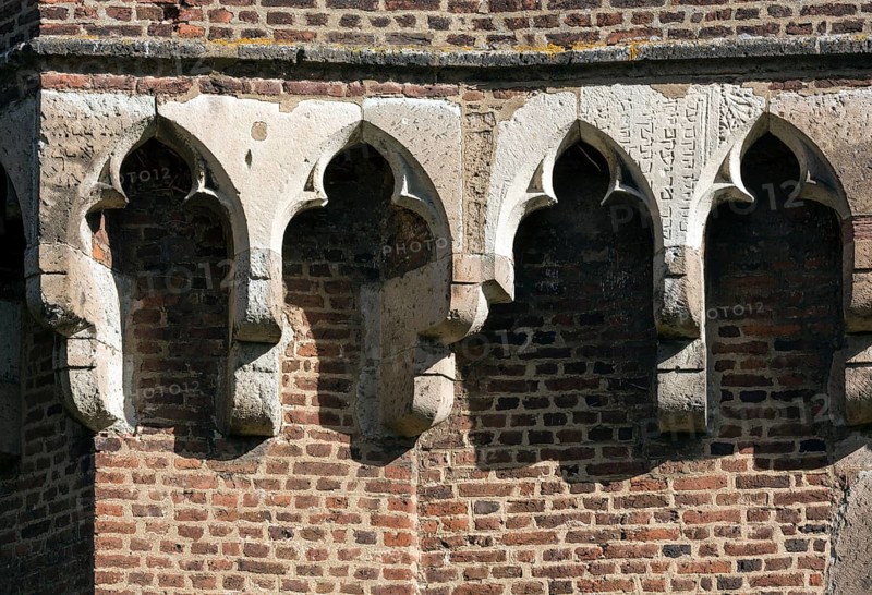 Gate construction, Jewish gravestones as building material