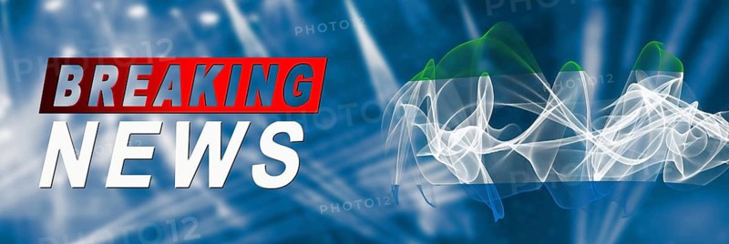 Sierra Leone Breaking News, Smoke Flag Background