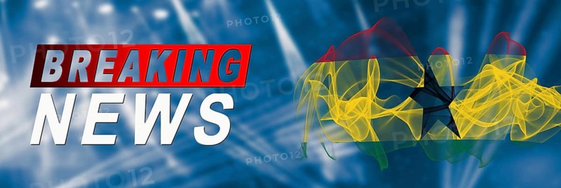 Ghana Breaking News, Smoke Flag Background