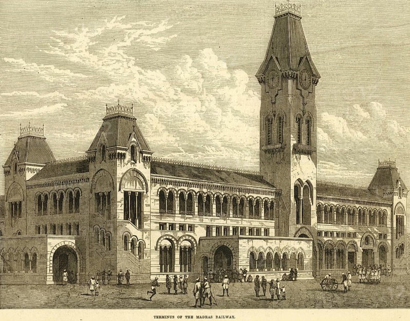 Terminus of the Madras Railway, Chennai, Tamil Nadu, India, Asia