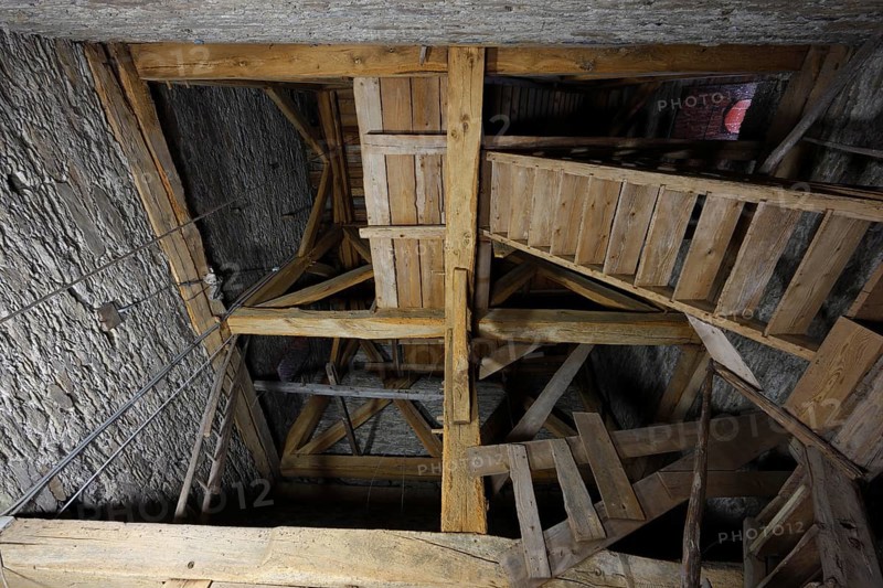 West tower, chair under the belfry, staircase church St., church St., St., St., Saint