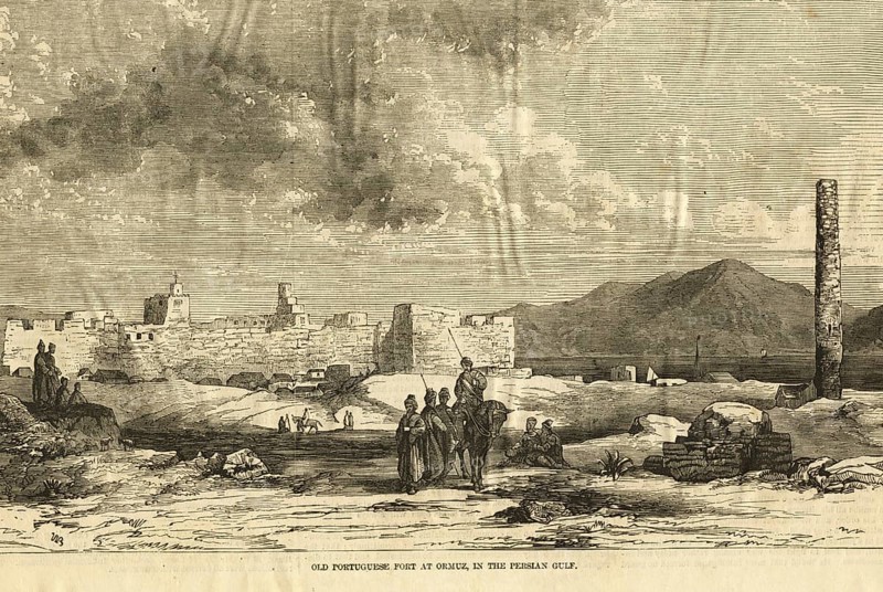 Old Portuguese fort at Ormuz in the Persian Gulf