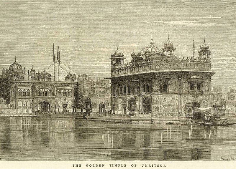 The golden temple of Amritsar, Punjab, India, Asia