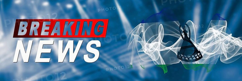 Lesotho Breaking News, Smoke Flag Background