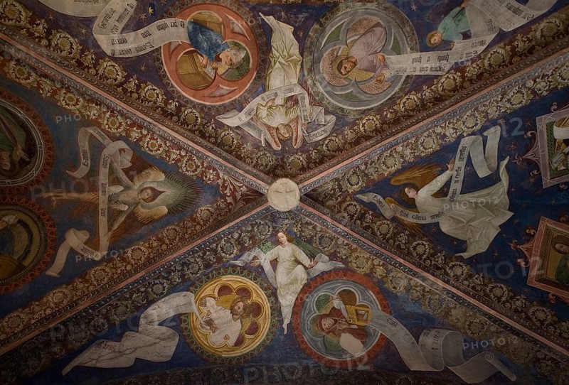 Italy S-Tyrol Tramin St Jakob in Kastellaz vault painting, St, Saint, Saint