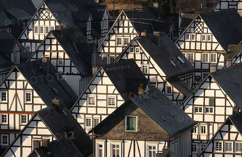 Freudenberg, the old town centre built entirely in half-timbered construction