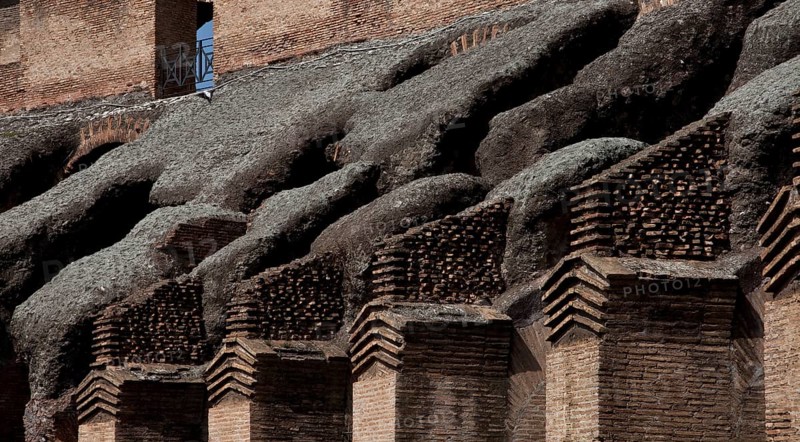 Brick masonry substructures for the spectator stands