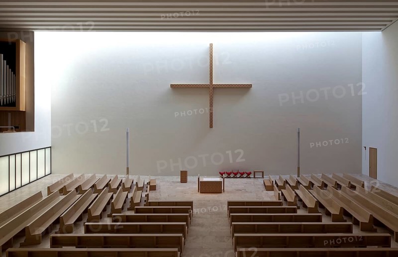 Leipzig Propsteikirche St Trinitatis 79776 built 2013-15 by Schulz & Schulz Architekten Interior facing east