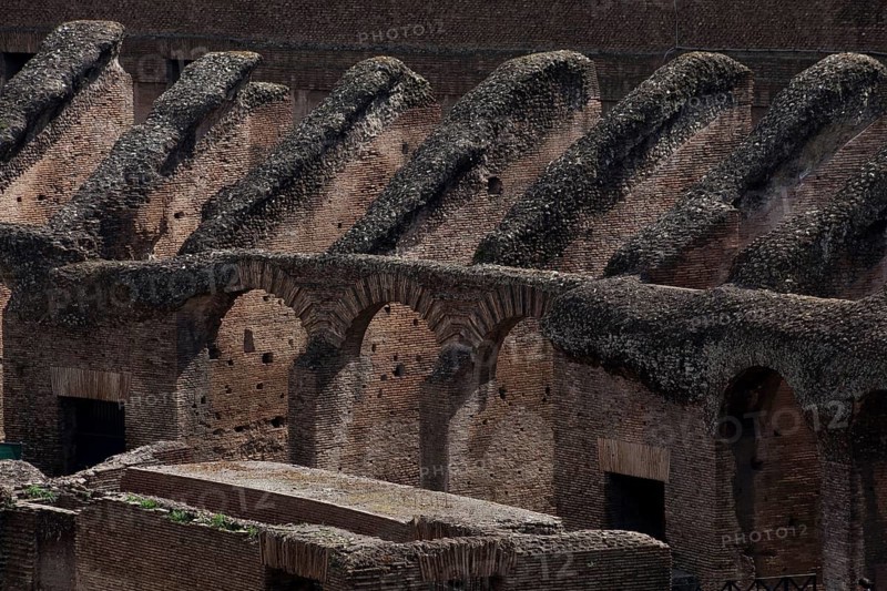 Brick masonry substructures for the spectator stands