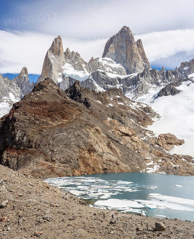Mount Fitz Roy, Laguna de los Tres Trail, El Chaltén, Santa Cruz Province, Argentina, South America