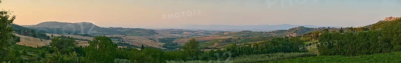 The old town of Montepulciano with the Church of Madonna di San Biagio, Tuscany, Italy, Europe