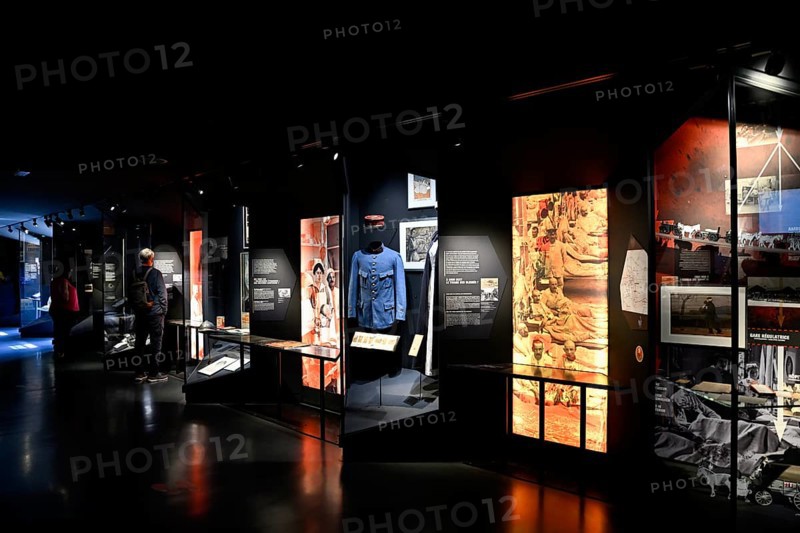 Exhibits in the Memorial de Verdun, Museum, First World War, Verdun, Grand Est region, France, Europe