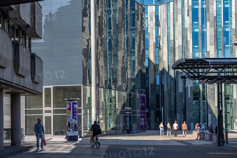 The modern Augusteum of Leipzig University on Augustusplatz, Leipzig, Saxony, Germany, Europe