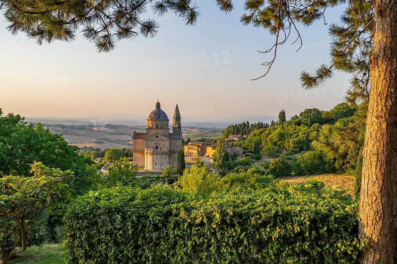 Church of Madonna di San Biagio, Montepulciano, Tuscany, Italy, Europe