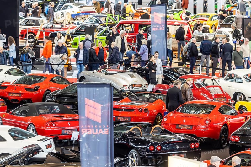 Retro Classics car show opens in Stuttgart. With over 90, 000 visitors and more than 900 exhibitors, the trade fair for driving culture is the central meeting point for the classic car scene in southern Germany. Stuttgart, Baden-Württemberg, Germany, Europe