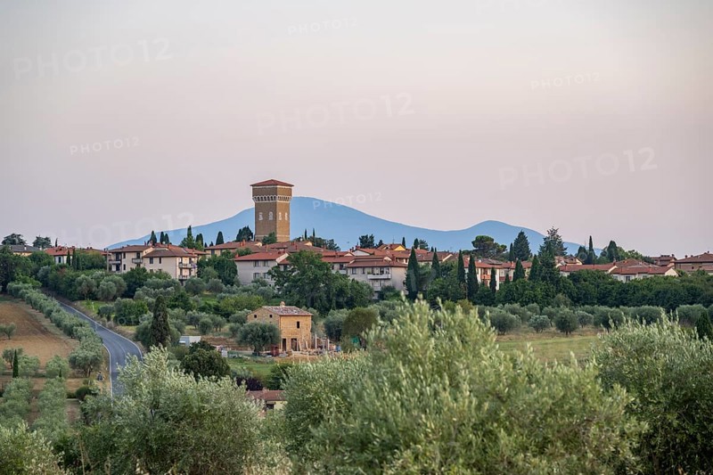 Pienza, Val d'Orcia, Tuscany, Province of Siena, Italy, Europe