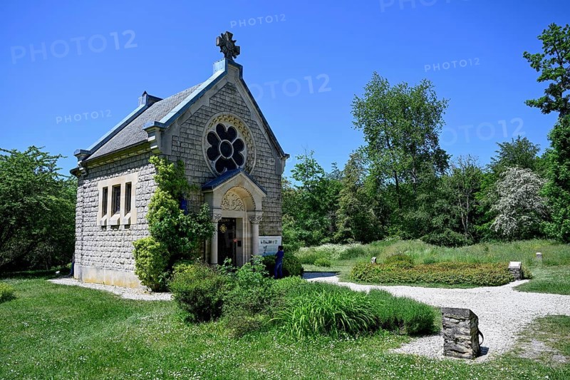 Memorial chapel on the site of the destroyed village of Fleury-devant-Douaumont, Verdun battlefield, First World War, Verdun, Grand Est region, France, Europe