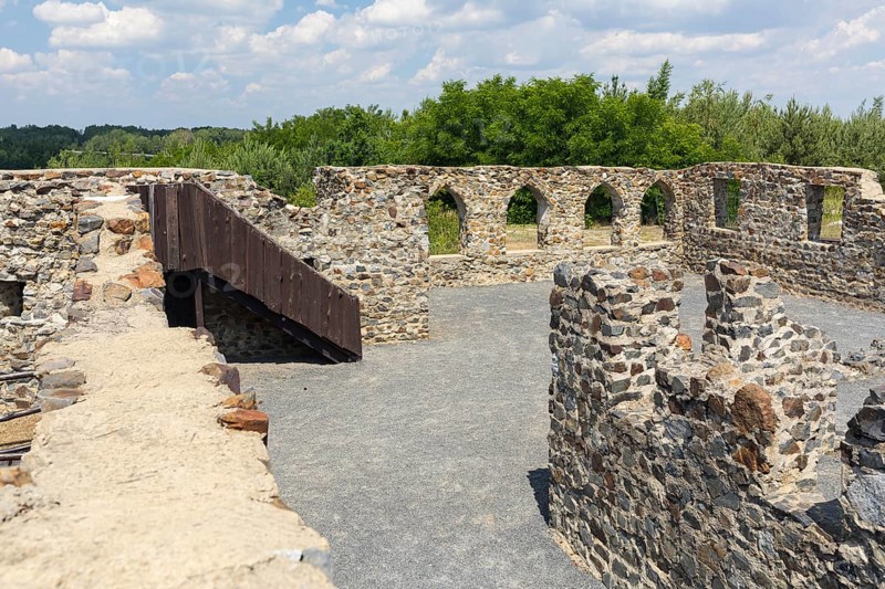 Caminau castle ruins, Königswartha, Saxony, Germany, Europe