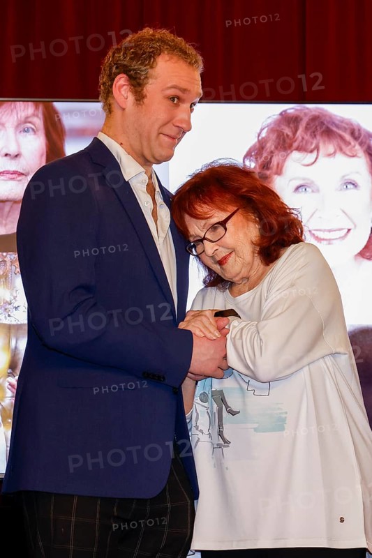 Johannis Hallervorden and Brigitte Grothum Premiere ofOma Trick with Brigitte Grothum and Johannis Hallervorden 26.02.25 in the palace gardens Theatre. Brigitte Grothum celebrates her 90th birthday here