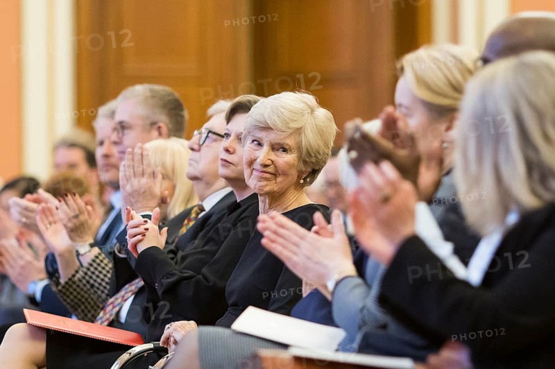Friede Springer at the award of honorary citizenship to Friede Springer in the Rotes Rathaus, Berlin, 26/02/2025