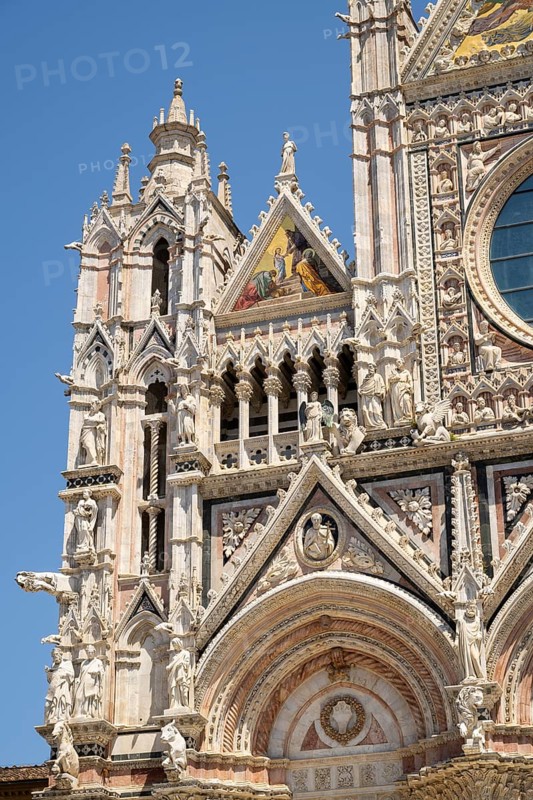 Cathedral of Siena, Cattedrale di Santa Maria Assunta, main church of the city of Siena, Tuscany, Italy, Europe