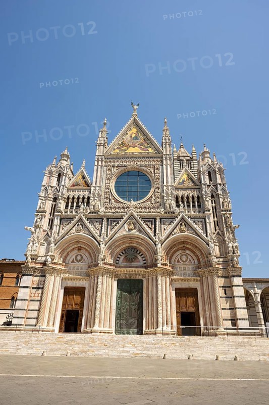 Cathedral of Siena, Cattedrale di Santa Maria Assunta, main church of the city of Siena, Tuscany, Italy, Europe