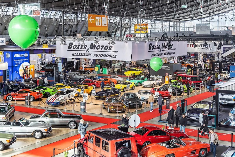 Retro Classics car show opens in Stuttgart. With over 90, 000 visitors and more than 900 exhibitors, the trade fair for driving culture is the central meeting point for the classic car scene in southern Germany. Stuttgart, Baden-Württemberg, Germany, Europe