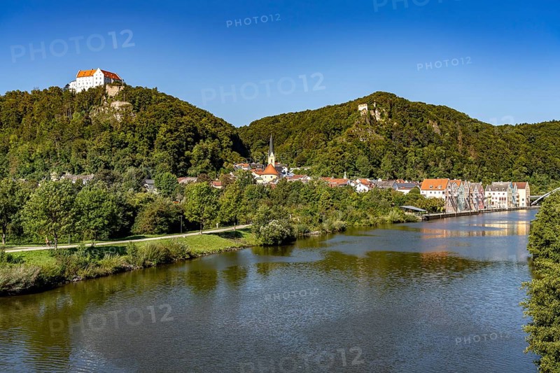 Riedenburg on the Main-Danube Canal, Lower Bavaria, Bavaria, Germany, Europe