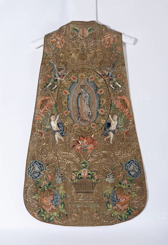 Chasuble with the Madonna of Guadalupe, 1756, Goldsmith's art and textile art from the 16th to the 20th century, St., Saint, Saint