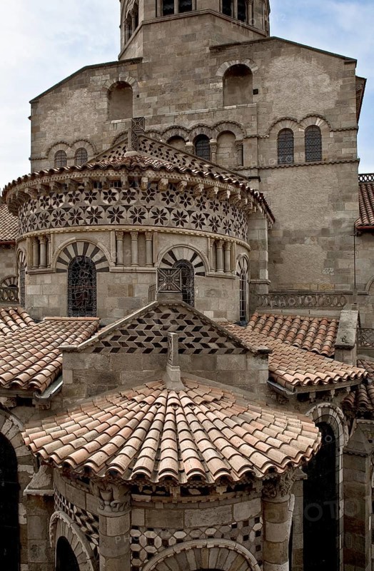 Roofscape, eastern parts from half height from the east, St., Sankt, Saint
