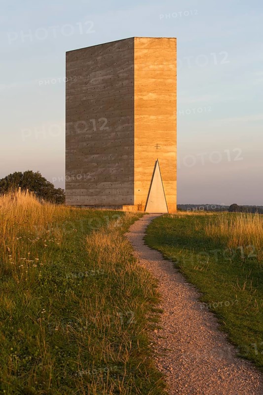 East side at sunrise with path, St., Sankt, Saint