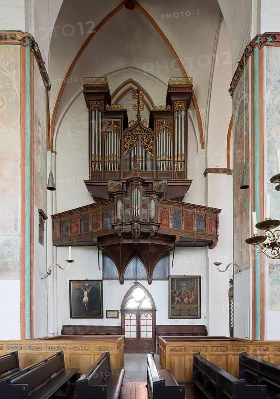 Jakobikirche, Stellwagen organ from 1636, St., Sankt, Saint