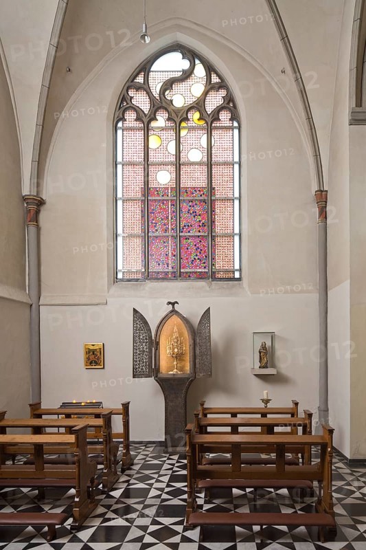 North choir, interior with Amsterdam monstrance, St., Sankt, Saint